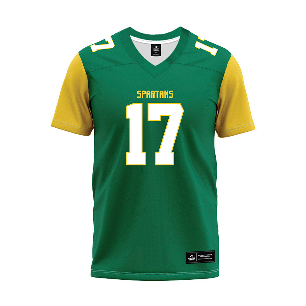 Norfolk State - NCAA Football : parker lancaster - Green Jersey-0
