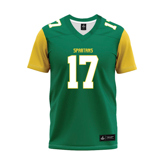 Norfolk State - NCAA Football : parker lancaster - Green Jersey-0
