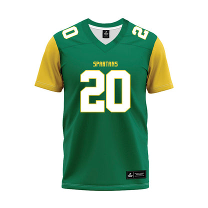 Norfolk State - NCAA Football : Nasir Bashir - Green Jersey-0