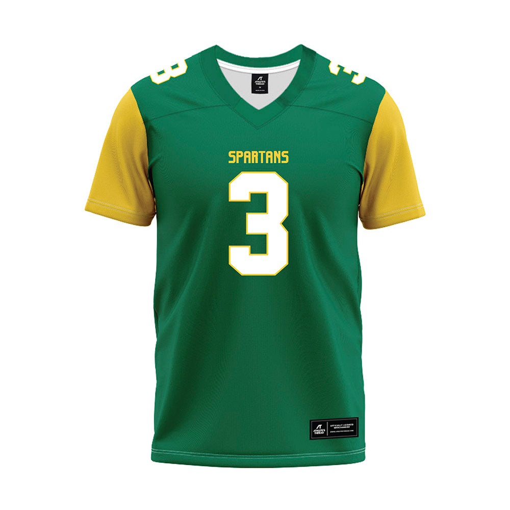 Norfolk State - NCAA Football : Jaylen White - Green Jersey-0