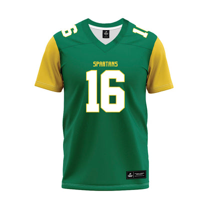 Norfolk State - NCAA Football : Christian Ruffin - Green Jersey-0