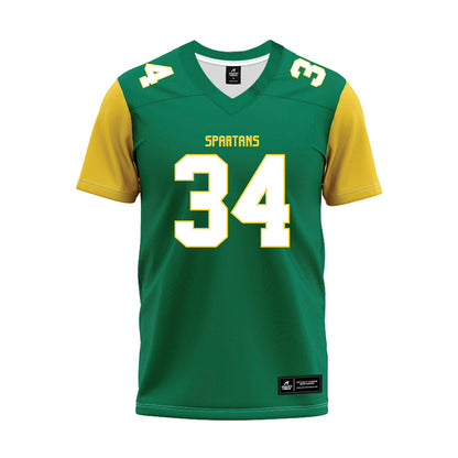 Norfolk State - NCAA Football : Marco Peery - Green Jersey-0