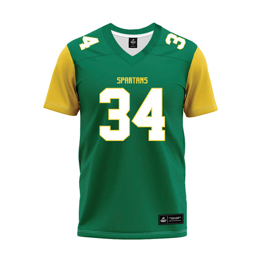 Norfolk State - NCAA Football : Marco Peery - Green Jersey-0