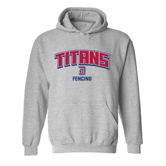 Detroit Mercy - NCAA Women's Fencing : Riya Panicker - Classic Shersey Hooded Sweatshirt-0