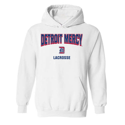 Detroit Mercy - NCAA Men's Lacrosse : Marcus Thundercloud - Classic Shersey Hooded Sweatshirt-0