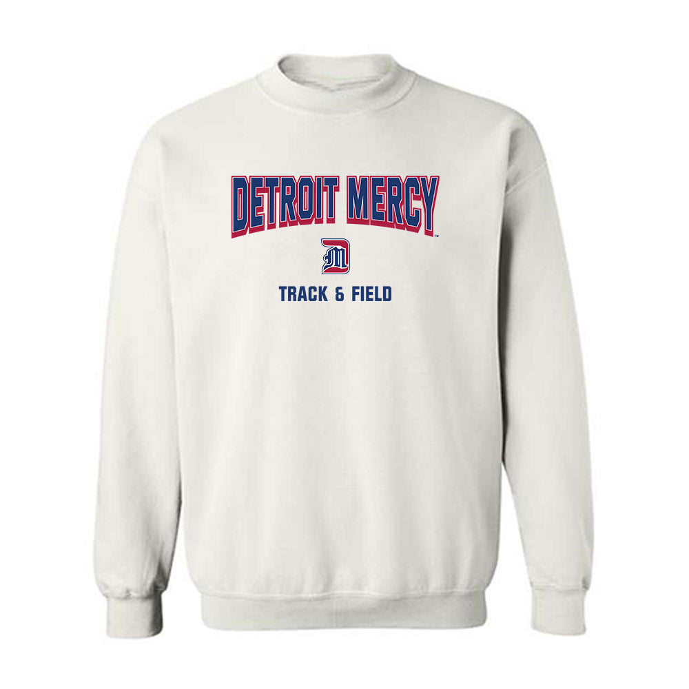 Detroit Mercy - NCAA Women's Track & Field : Mia Seaton - Classic Shersey Crewneck Sweatshirt-0
