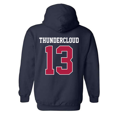 Detroit Mercy - NCAA Men's Lacrosse : Marcus Thundercloud - Classic Shersey Hooded Sweatshirt-1