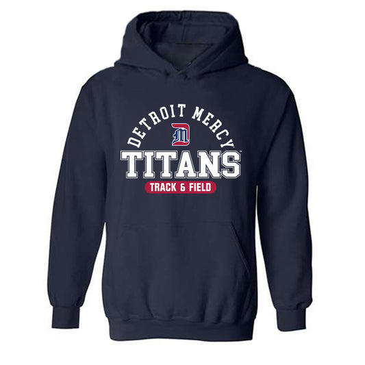 Detroit Mercy - NCAA Women's Track & Field : Gracelyn Peebles - Classic Shersey Hooded Sweatshirt-0