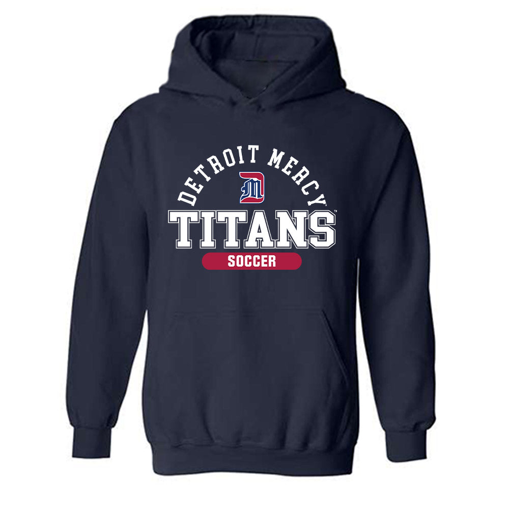 Detroit Mercy - NCAA Men's Soccer : Tom Nkassa - Classic Shersey Hooded Sweatshirt-0