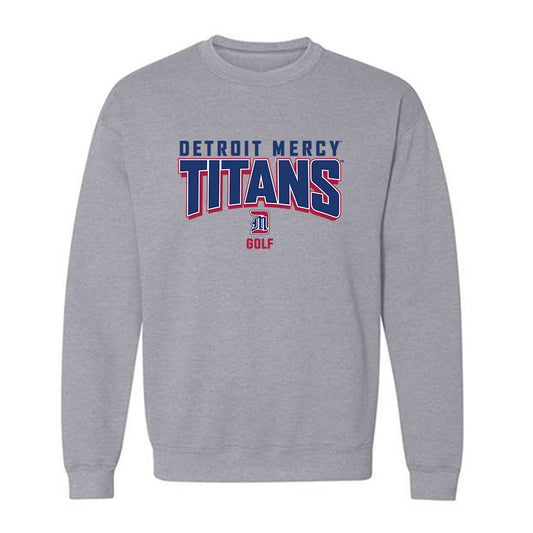 Detroit Mercy - NCAA Men's Golf : Peyton lawley Lawley - Classic Shersey Crewneck Sweatshirt-0