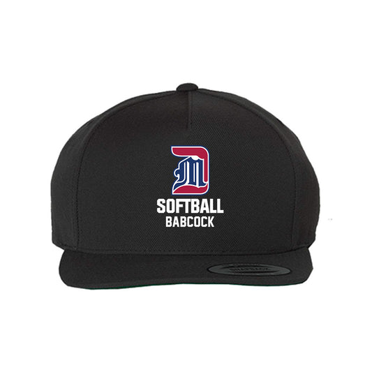 Detroit Mercy - NCAA Softball : Natalie Babcock - Snapback Hat-0