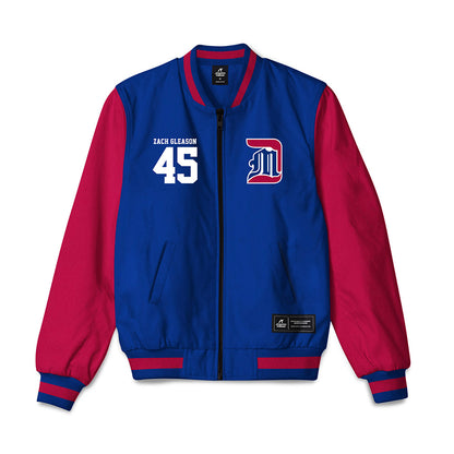Detroit Mercy - NCAA Men's Lacrosse : Zach Gleason - Bomber Jacket-0