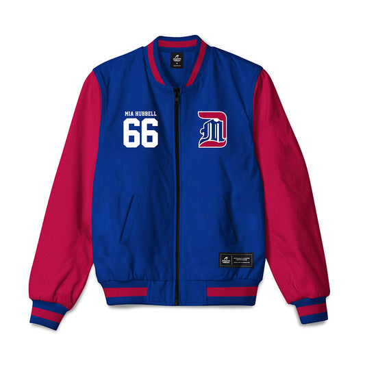 Detroit Mercy - NCAA Softball : Mia Hubbell - Bomber Jacket-0