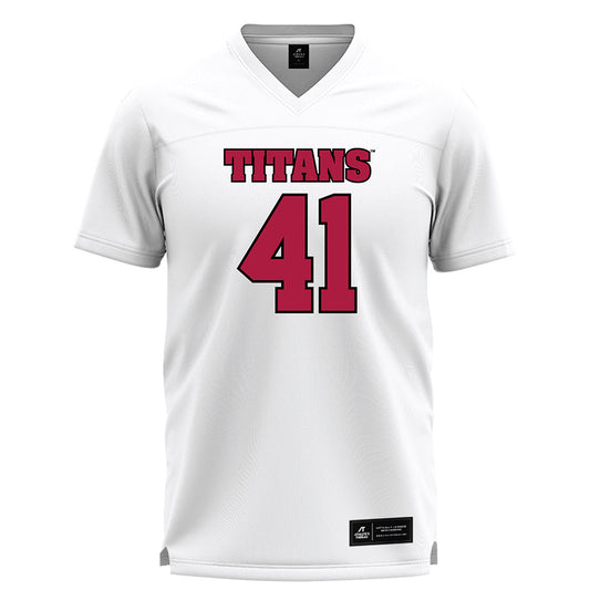 Detroit Mercy - NCAA Men's Lacrosse : Ethan Conover - White Lacrosse Jersey -0