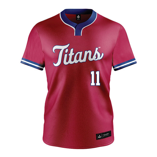Detroit Mercy - NCAA Softball : Aleah Tanguay - Red Jersey-0