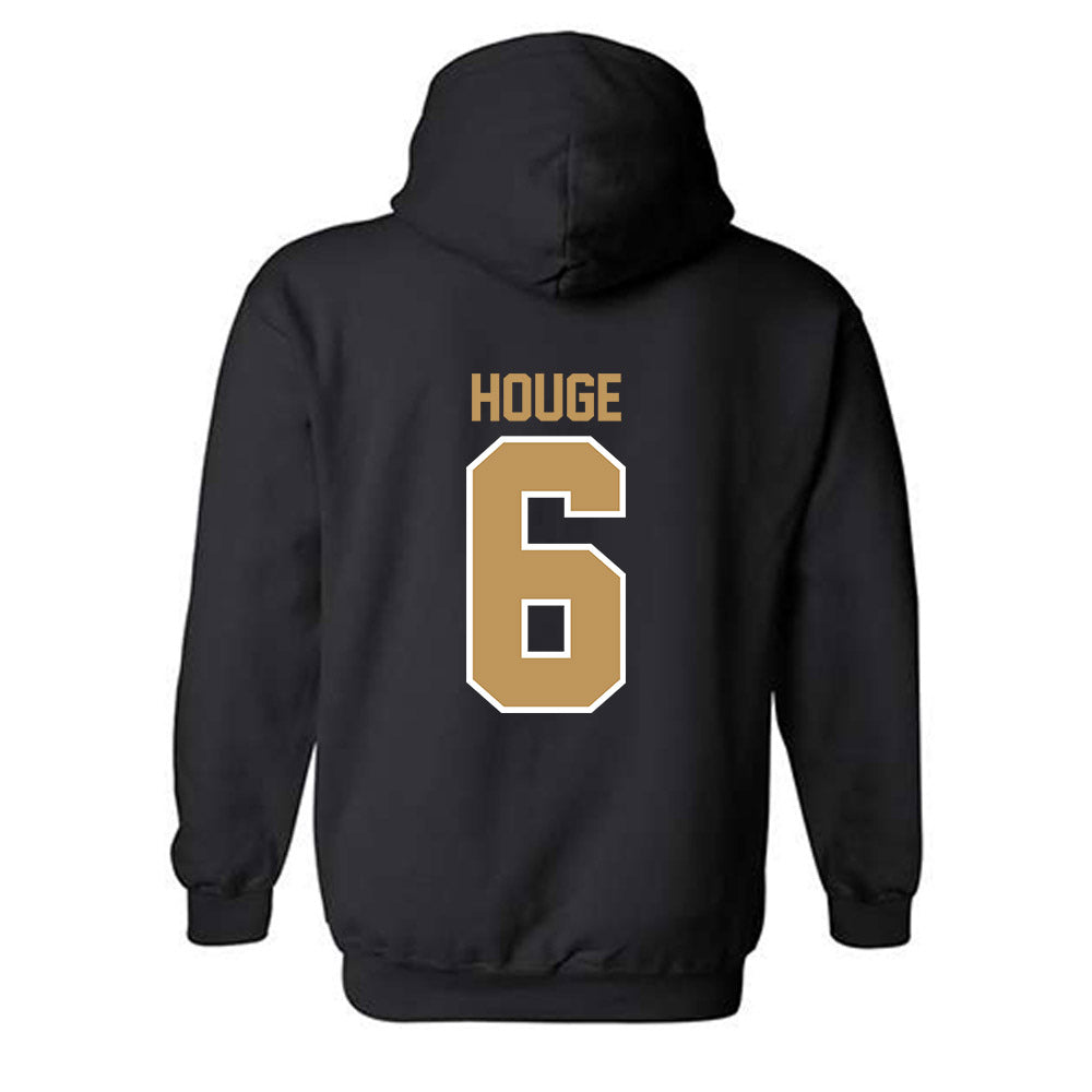Oakland - NCAA Men's Basketball : Michael Houge - Classic Shersey Hooded Sweatshirt-1