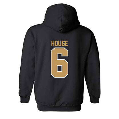 Oakland - NCAA Men's Basketball : Michael Houge - Classic Shersey Hooded Sweatshirt-1