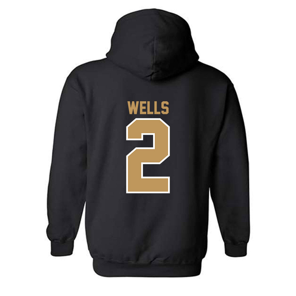 Oakland - NCAA Men's Basketball : Ziare Wells - Classic Shersey Hooded Sweatshirt-1