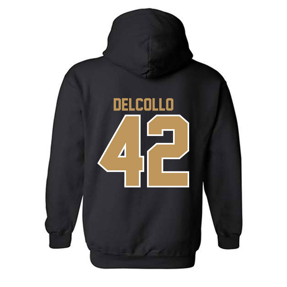 Oakland - NCAA Baseball : Drew Delcollo - Classic Shersey Hooded Sweatshirt-1