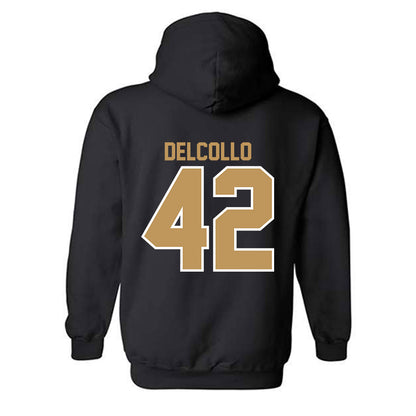 Oakland - NCAA Baseball : Drew Delcollo - Classic Shersey Hooded Sweatshirt-1