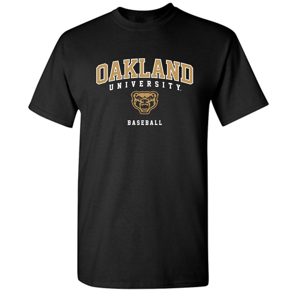 Oakland - NCAA Baseball : Carter Hain - Classic Shersey T-Shirt-0