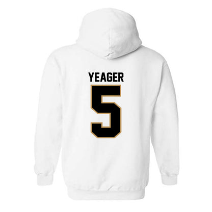 Oakland - NCAA Men's Basketball : MJ Yeager - Classic Shersey Hooded Sweatshirt-1