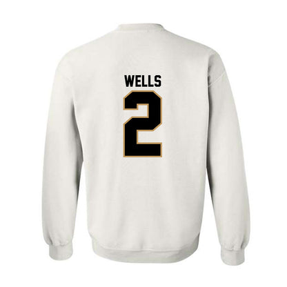 Oakland - NCAA Men's Basketball : Ziare Wells - Classic Shersey Crewneck Sweatshirt-1