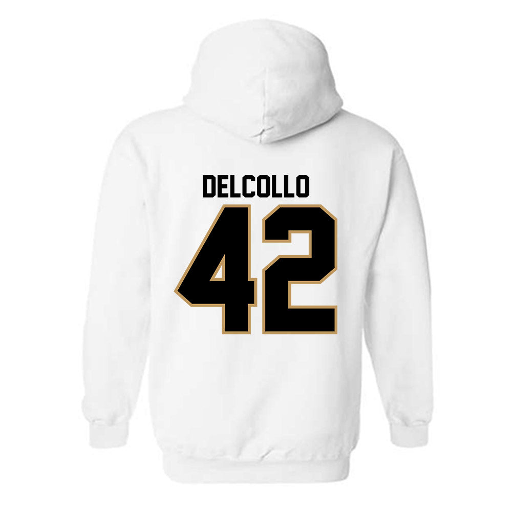 Oakland - NCAA Baseball : Drew Delcollo - Classic Shersey Hooded Sweatshirt-1
