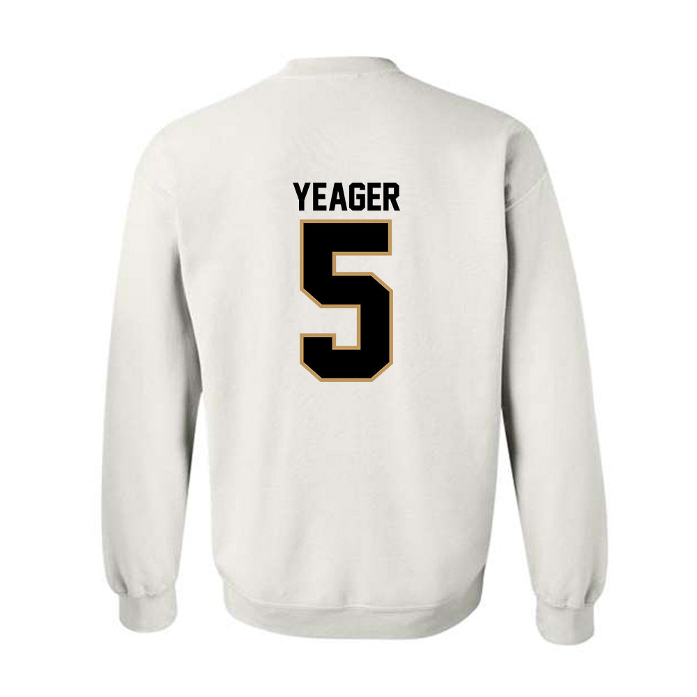 Oakland - NCAA Men's Basketball : MJ Yeager - Classic Shersey Crewneck Sweatshirt-1