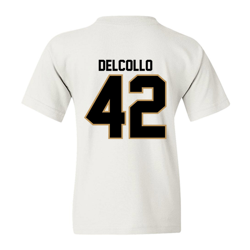 Oakland - NCAA Baseball : Drew Delcollo - Classic Shersey Youth T-Shirt-1