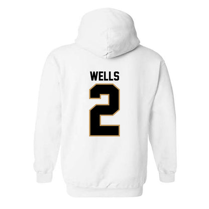 Oakland - NCAA Men's Basketball : Ziare Wells - Classic Shersey Hooded Sweatshirt-1