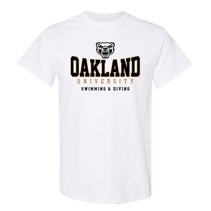 Oakland - NCAA Men's Swimming & Diving : Caleb Rohacs - Classic Shersey T-Shirt-0