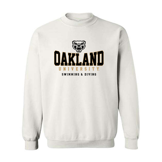 Oakland - NCAA Men's Swimming & Diving : Caleb Rohacs - Classic Shersey Crewneck Sweatshirt-0