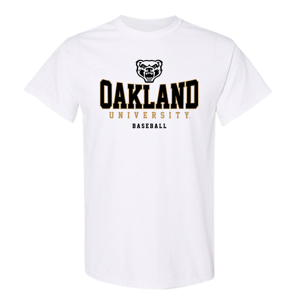 Oakland - NCAA Baseball : Aidan Schuck - Classic Shersey T-Shirt-0