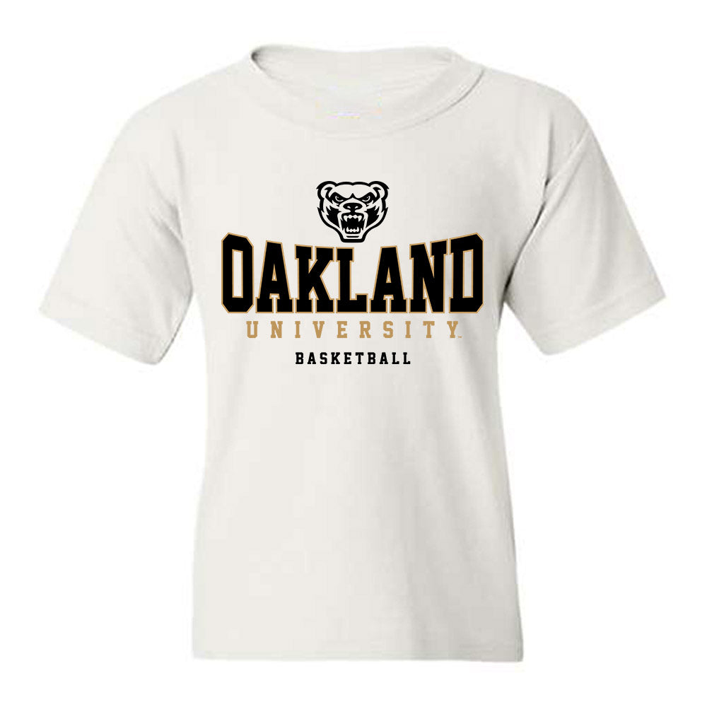Oakland - NCAA Men's Basketball : Isaac Garrett - Classic Shersey Youth T-Shirt-0