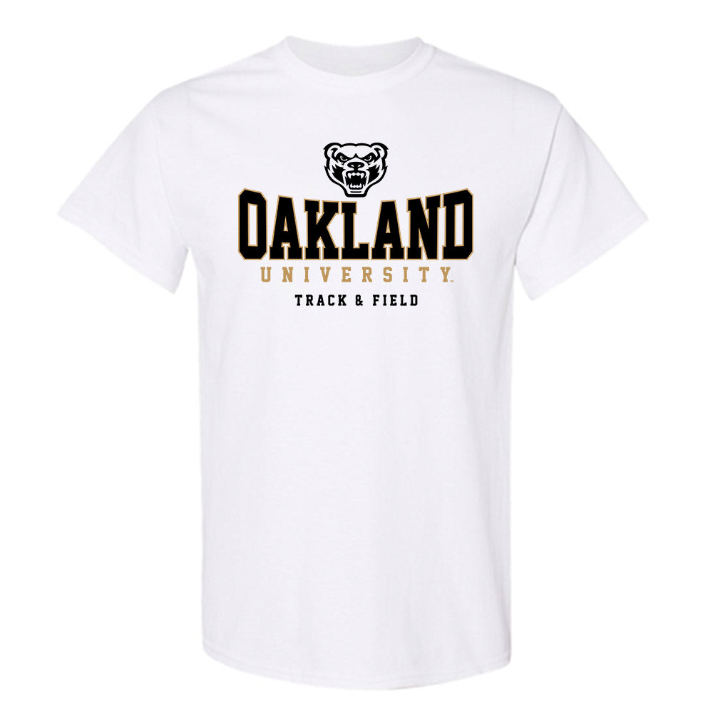 Oakland - NCAA Men's Track & Field : Romario Jackson - Classic Shersey T-Shirt-0