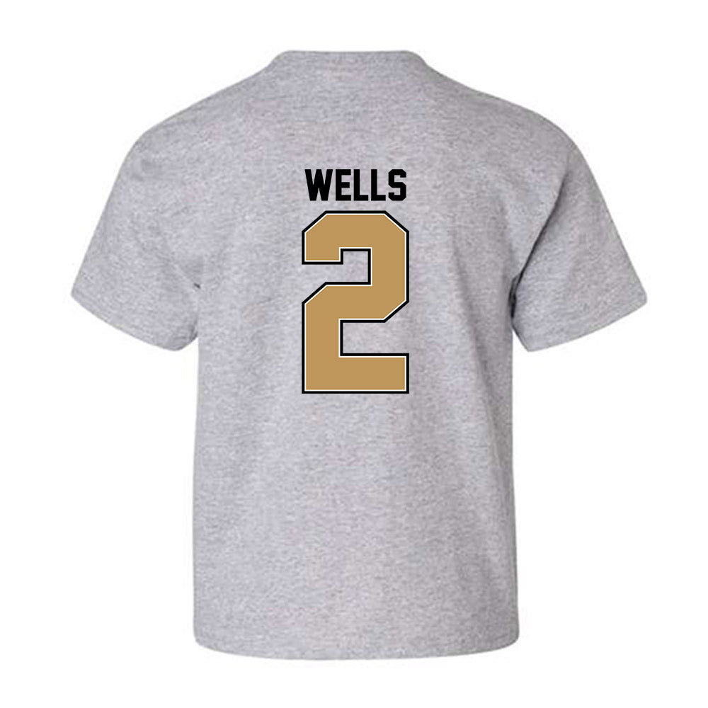 Oakland - NCAA Men's Basketball : Ziare Wells - Classic Shersey Youth T-Shirt-1