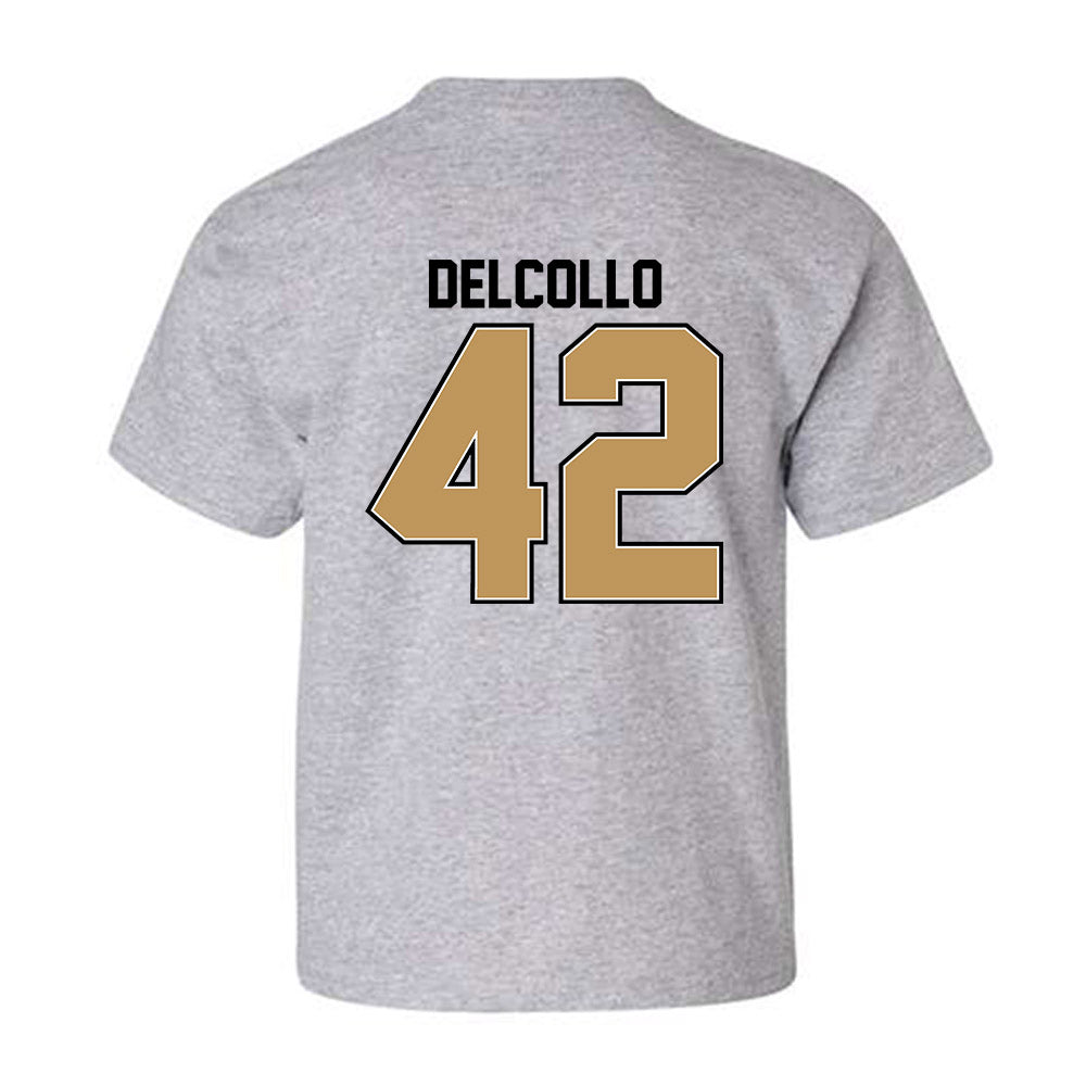 Oakland - NCAA Baseball : Drew Delcollo - Classic Shersey Youth T-Shirt-1