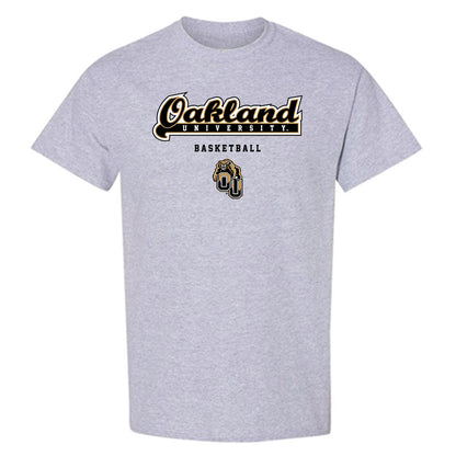 Oakland - NCAA Men's Basketball : Ziare Wells - Classic Shersey T-Shirt-0