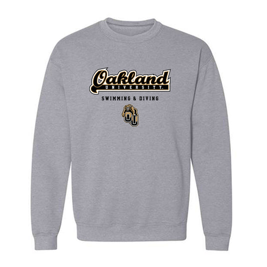 Oakland - NCAA Women's Swimming & Diving : Alayna Okonoski - Classic Shersey Crewneck Sweatshirt-0