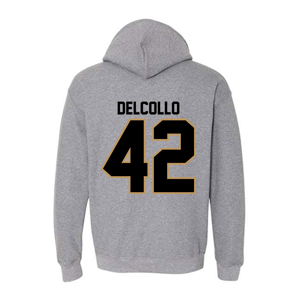 Oakland - NCAA Baseball : Drew Delcollo - Hooded Sweatshirt-1