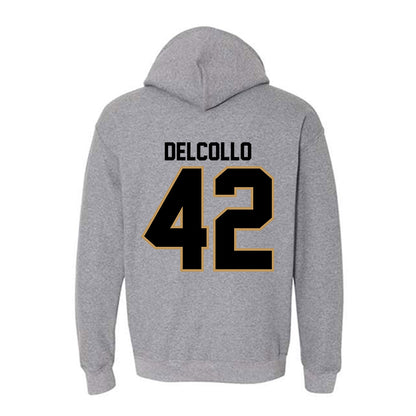 Oakland - NCAA Baseball : Drew Delcollo - Hooded Sweatshirt-1