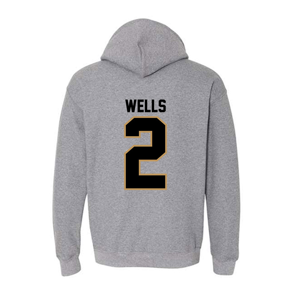Oakland - NCAA Men's Basketball : Ziare Wells - Hooded Sweatshirt-1