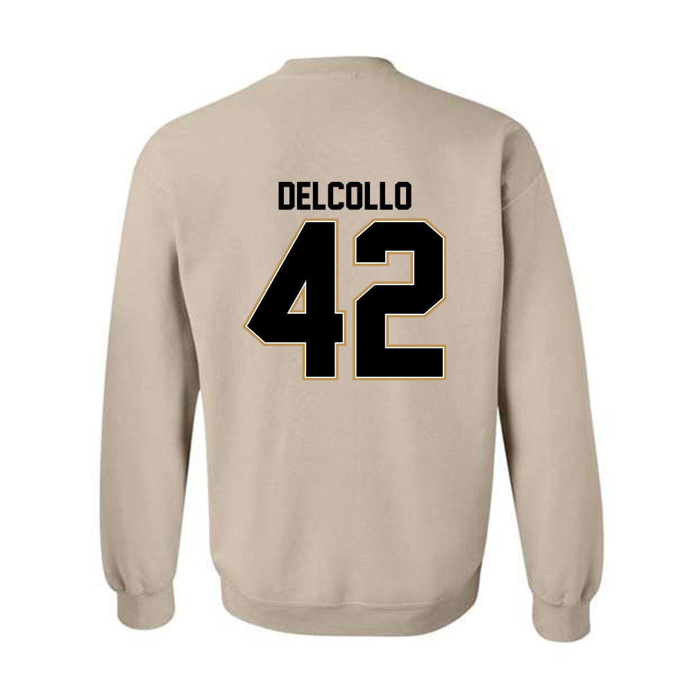 Oakland - NCAA Baseball : Drew Delcollo - Classic Shersey Crewneck Sweatshirt-1