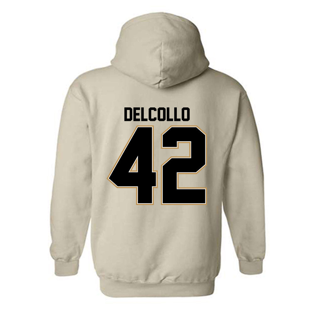 Oakland - NCAA Baseball : Drew Delcollo - Classic Shersey Hooded Sweatshirt-1