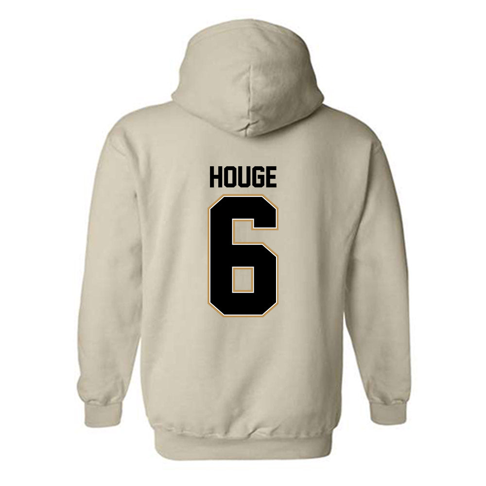 Oakland - NCAA Men's Basketball : Michael Houge - Classic Shersey Hooded Sweatshirt-1