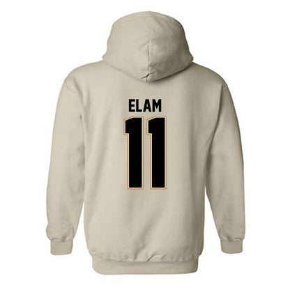 Oakland - NCAA Women's Basketball : Jaidyn Elam - Classic Shersey Hooded Sweatshirt-1