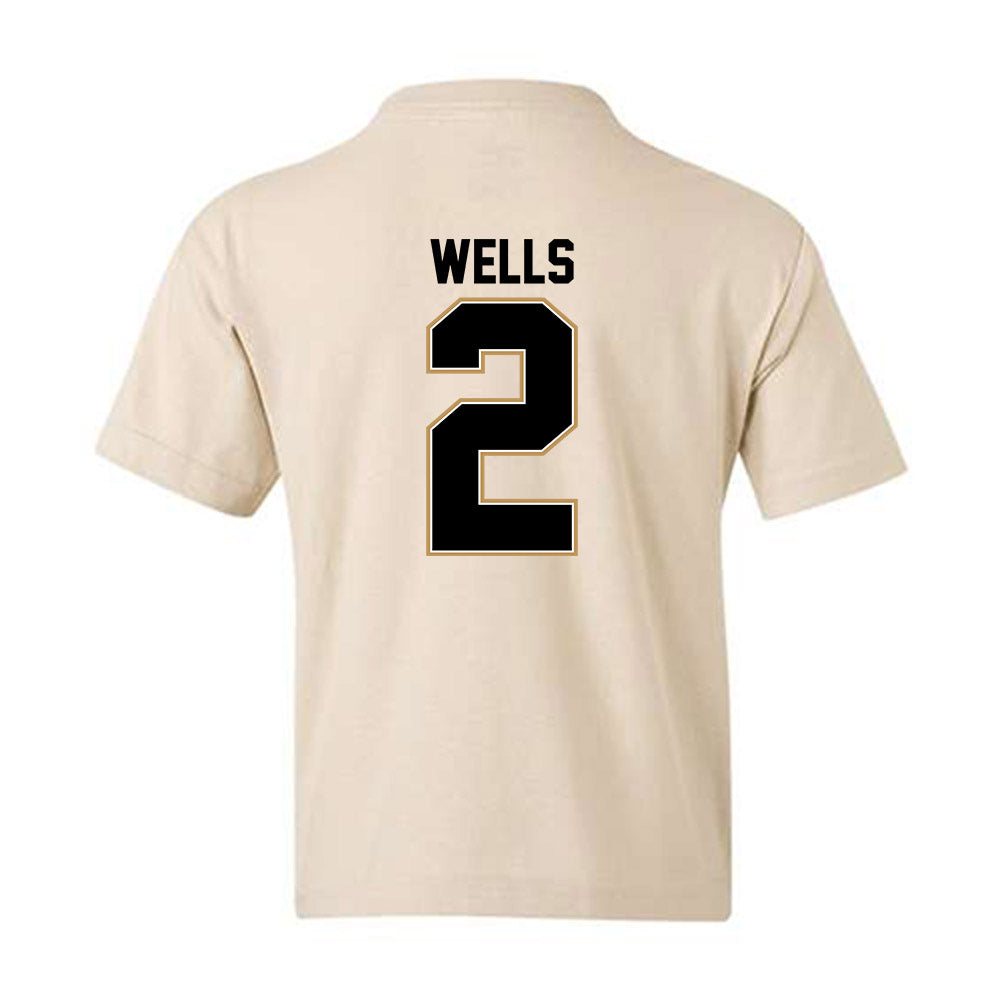 Oakland - NCAA Men's Basketball : Ziare Wells - Classic Shersey Youth T-Shirt-1