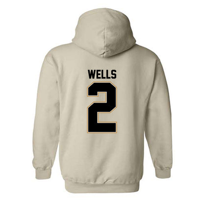 Oakland - NCAA Men's Basketball : Ziare Wells - Classic Shersey Hooded Sweatshirt-1