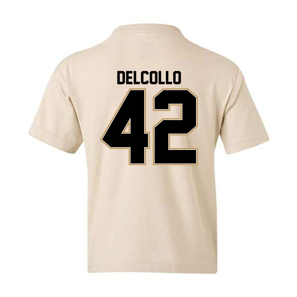 Oakland - NCAA Baseball : Drew Delcollo - Classic Shersey Youth T-Shirt-1